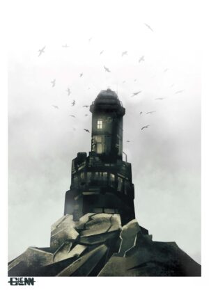 Lighthouse in the mist